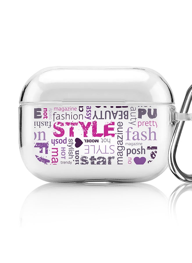 Stylizedd Classic Clear printed Case for Apple AirPods Pro 2nd Generation Thin Transparent Cover [Designed for Apple AirPods Pro 2nd Generation] - Fashion statement  - Image 1