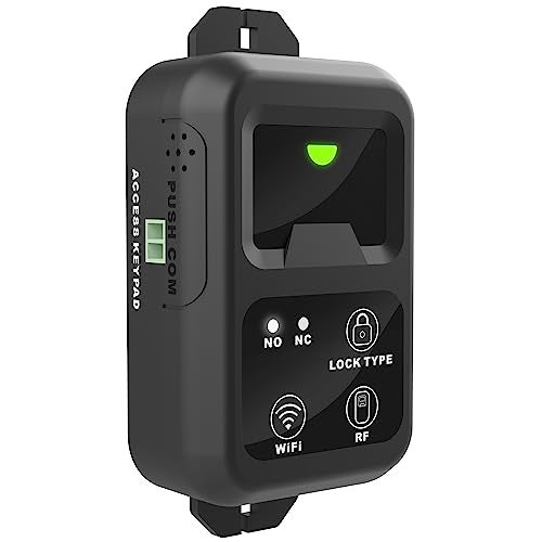 UHPPOTE 2.4GHz WiFi Access Control Remote Switch System 600lb Electic Magnetic Lock Kit for Outswinging Door with Smartphone app Access - Image 3