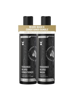 The Beard Struggle The Beard Struggle - Radiance Beard Wash & Conditioner Bundle - Silver Collection - Pack of 2, Alfheim's Forests - Nourish, Cleanse, Softens, & Strengthens Beard - Beard Wash and Conditioner for Men 