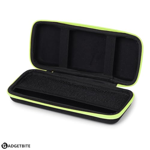 GadgetBite Portable Electronic Accessories Organizer - Travel-Friendly EVA Pouch for Vlogging Camera, USB Cables, Power Banks, Adapters, Hard Disks, and More (Green) - Image 4