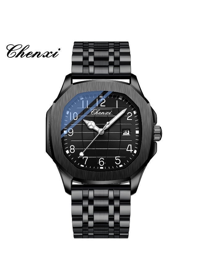 Chenxi Men’s Quartz Wrist Watch with Luxury Modern Design, Water Resistant, Scratch-Resistant Glass, Full Stainless Steel with Elegant Box - Image 1
