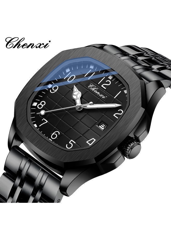 Chenxi Men’s Quartz Wrist Watch with Luxury Modern Design, Water Resistant, Scratch-Resistant Glass, Full Stainless Steel with Elegant Box - Image 3