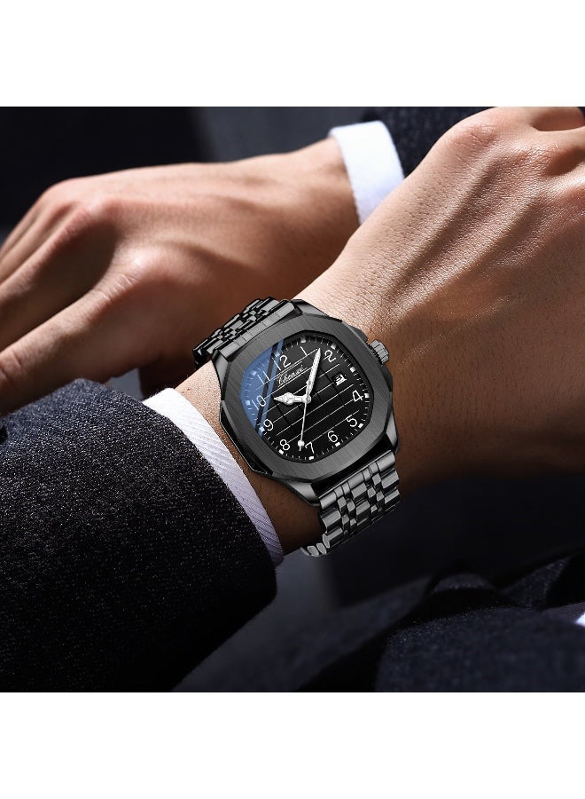 Chenxi Men’s Quartz Wrist Watch with Luxury Modern Design, Water Resistant, Scratch-Resistant Glass, Full Stainless Steel with Elegant Box - Image 4