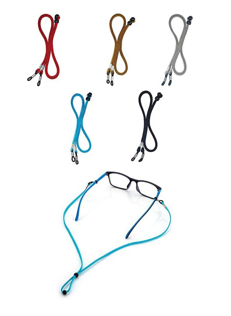 Generic 5PCS Eyeglass Straps  Sunglasses String Holder Strap Anti-slip Sunglasses Straps Cords Glasses Chain Lanyard Retainer  - Image 1