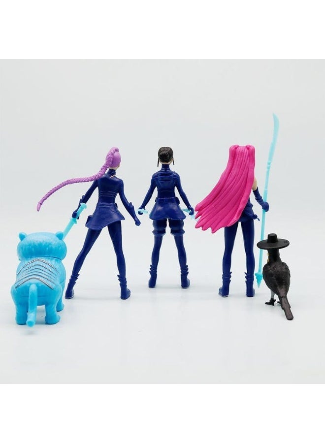 Figures Kpop Demon Hunters Action Figure Home Decor Desk Ornament For Hunters Fans 12 pcs set - Image 4