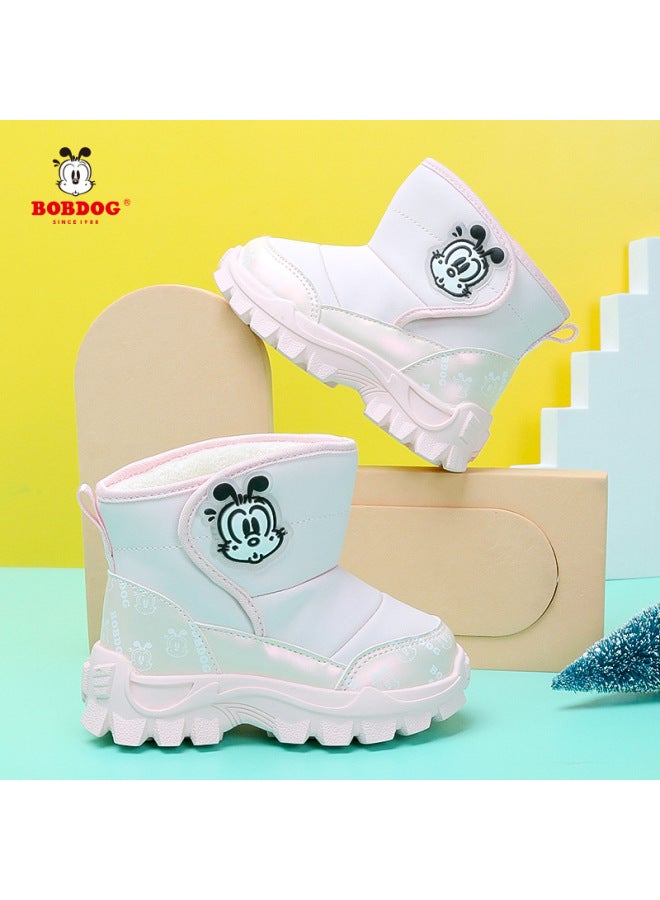 Winter: Warm Inner Lining, New Long Babudou/plush 14-19.2 Winter Snow Boots: - Shoe Season