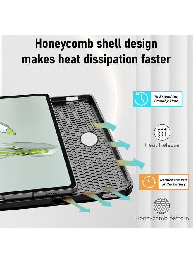 Robustrion Cover for OnePlus Pad Go Cover Case 11.35 inch, Deer Flip Case Cover for OnePlus Pad Go 11.35 inch [Support Auto Sleep Wake] - Dark Green - Image 4