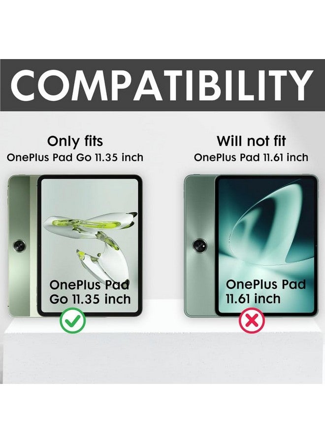 Robustrion Cover for OnePlus Pad Go Cover Case 11.35 inch, Deer Flip Case Cover for OnePlus Pad Go 11.35 inch [Support Auto Sleep Wake] - Dark Green - Image 2