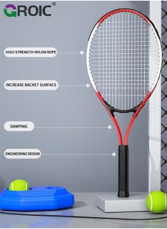GROIC Adult Tennis Racket Set,Tennis Trainer with String Rebound Tennis,Beginner Tennis Training with Racket,Racket Bag, Tennis Trainer,Outdoor Sports Set  - Image 2