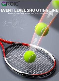 GROIC Adult Tennis Racket Set,Tennis Trainer with String Rebound Tennis,Beginner Tennis Training with Racket,Racket Bag, Tennis Trainer,Outdoor Sports Set  - Image 4