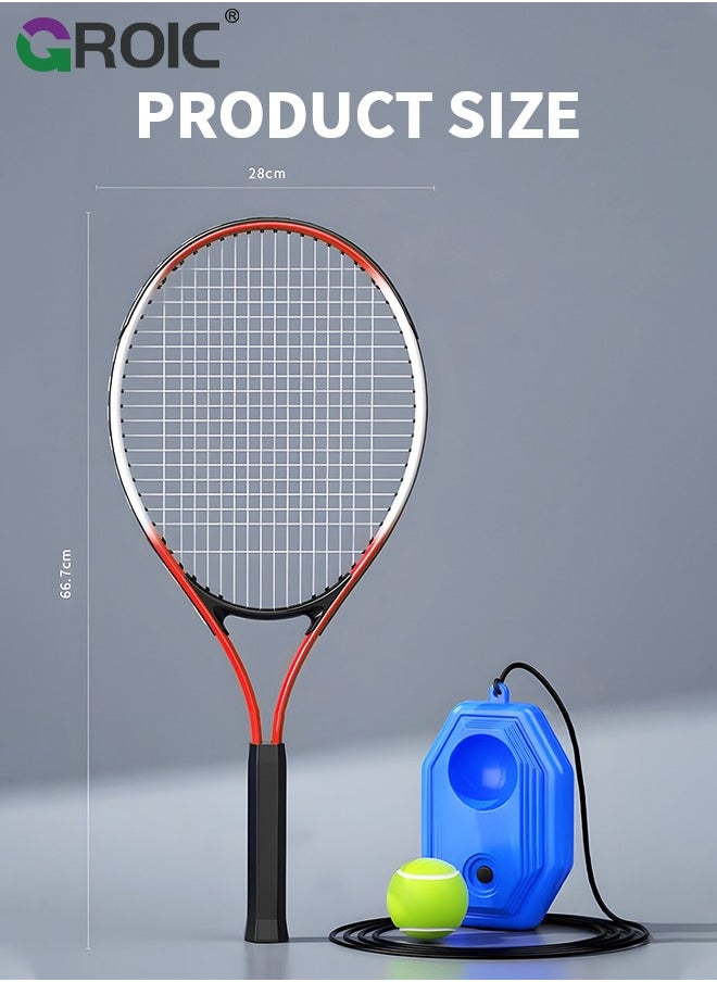 Adult Tennis Racket Set,Tennis Trainer with String Rebound Tennis,Beginner Tennis Training with Racket,Racket Bag, Tennis Trainer,Outdoor Sports Set - pzsku/ZA2D46A3CBAA5218B4780Z/45/_/1702274951/a624c61a-2457-4bd3-b7e2-42122225aadf