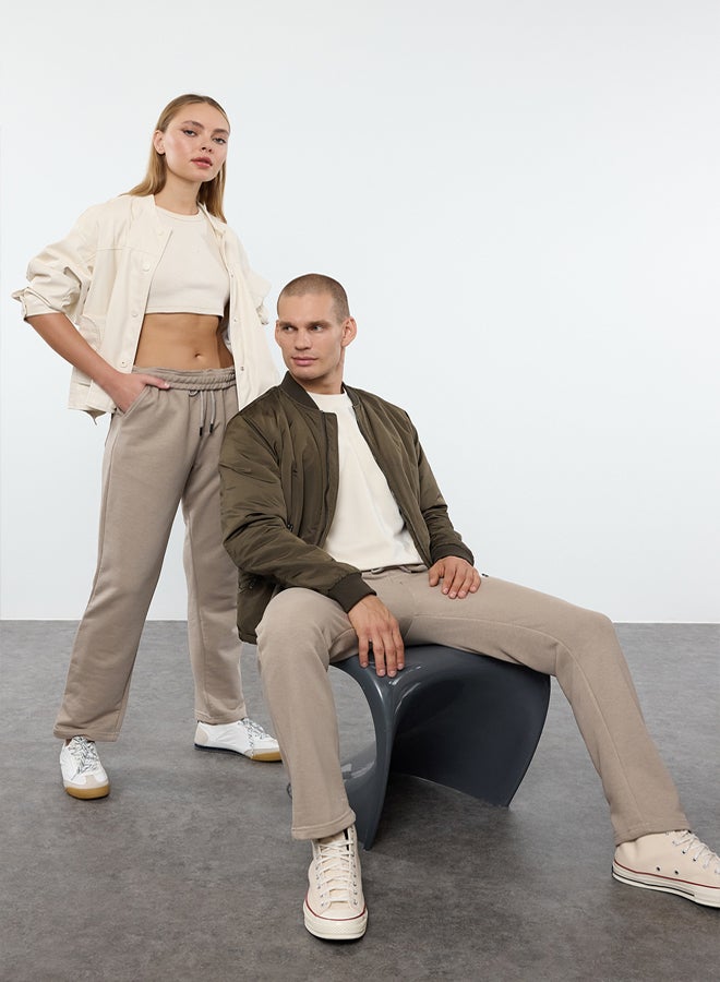 trendyol Unisex Straight Fit Basic Sweatpants TMNAW25EA00022  - Image 1