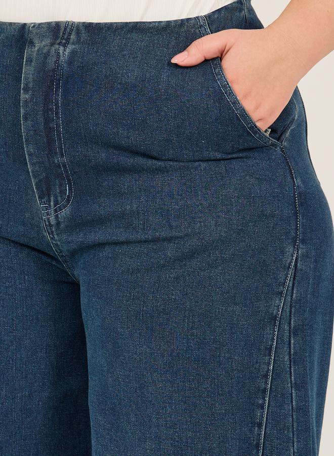 Styli Styli Plus Size Mid Rise Wide Leg Pants - Image 3