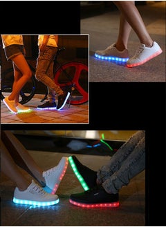 SKT Shiketro LED Flash Sports Shoes White  - Image 3