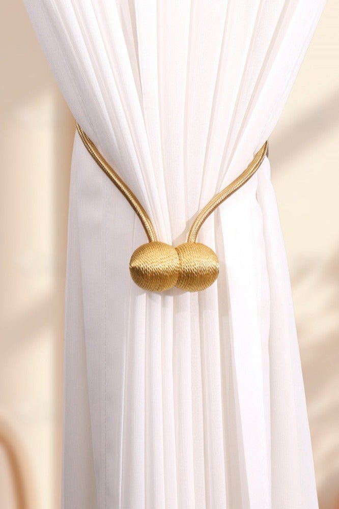 2 قطعة كلاسيكية ستارة مغناطيسية Tiebacks أسلوب حديث علاج النافذة الفاخرة Holdbacks ديكور حامل خطائص كليب للمنزل غرفة النوم في الهواء الطلق مكتب ستارة ديكور - Image 1