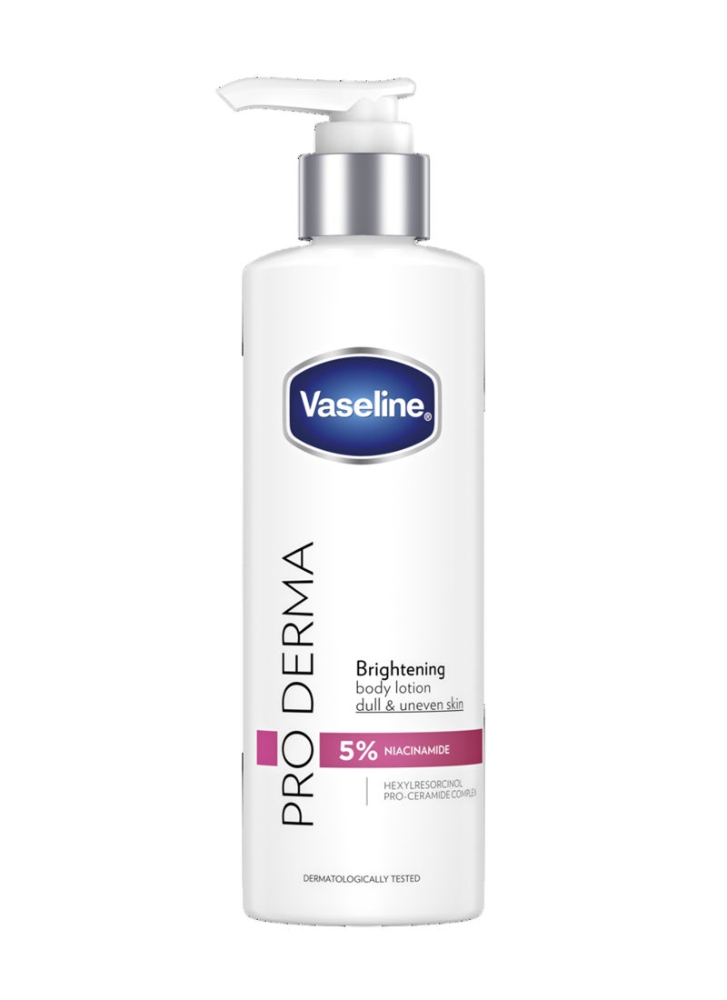 Vaseline Pro Derma  Brightening Body Lotion, for dull & dry skin - Image 1