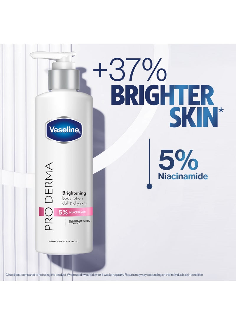 Vaseline Pro Derma  Brightening Body Lotion, for dull & dry skin - Image 3
