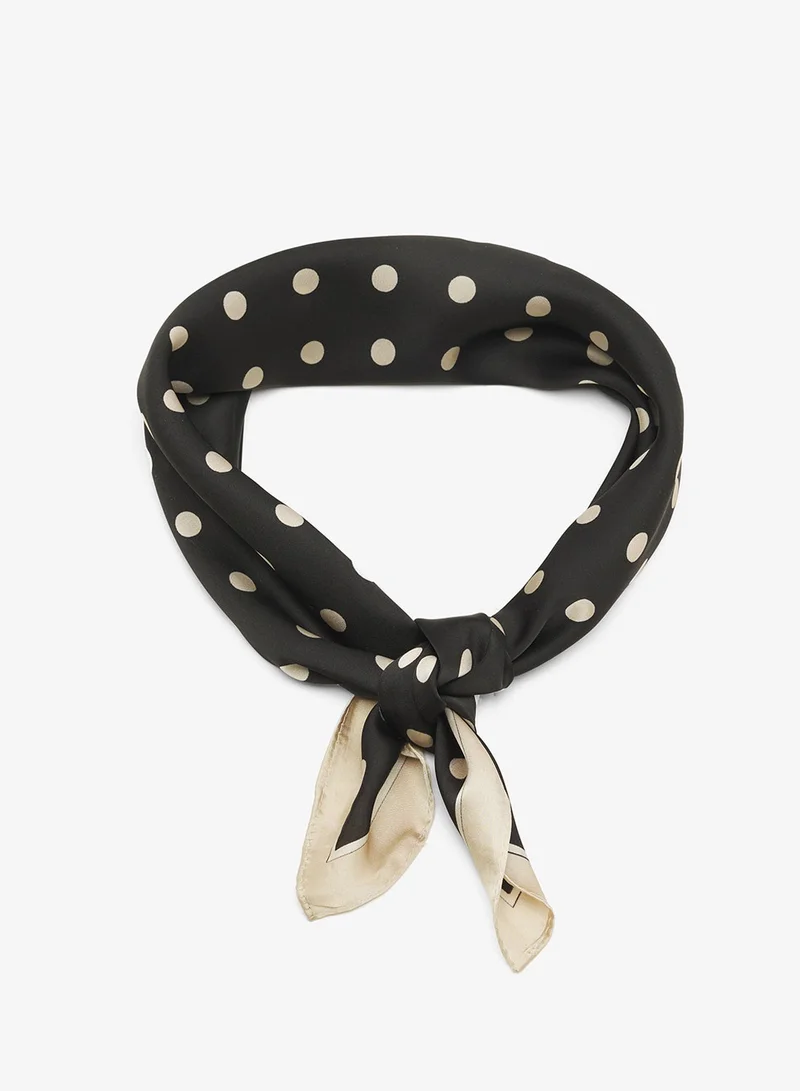 Ginger Silk Printed Summer Scarf Small