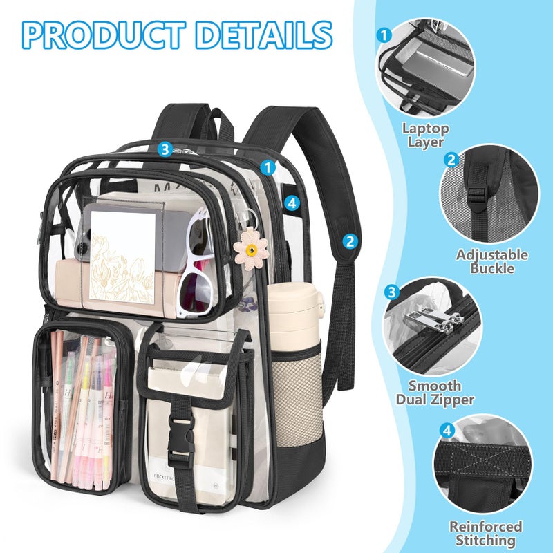 Attmu Kuromi backpack pencil case satchel three-piece suit men and women leisure sports travel backpack student school backpack - Image 4