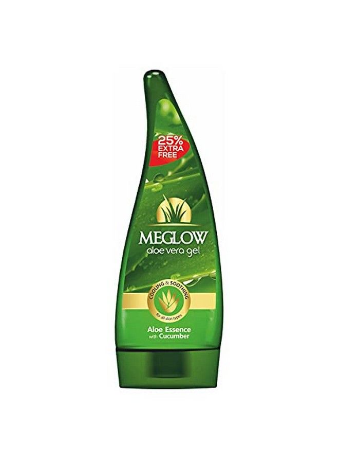 MEGLOW Aloe Vera Gel Combo Pack Of 3 (125G Each) Enriched Aloevera And Cucumber Extract ;; Cooling & Soothing For All Skin Type ;; Paraben Free ;; Fast Absorbing Formula Hydrated & Nourished Hair & Skin - Image 2