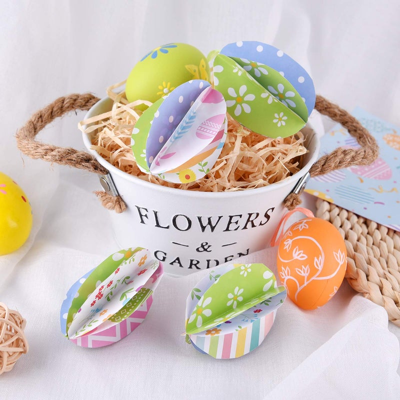 FEPITO 60 Pcs Easter Decorative Paper Set A5 Size Craft Paper for Easter Card Making Scrapbook Decoration, Double Side 10 Patterns - Image 4