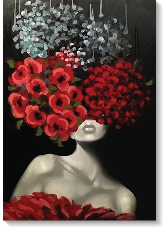 RYN لوحة فنية جدارية زخرفية متعددة الألوان 40 × 60 سم - Image 2