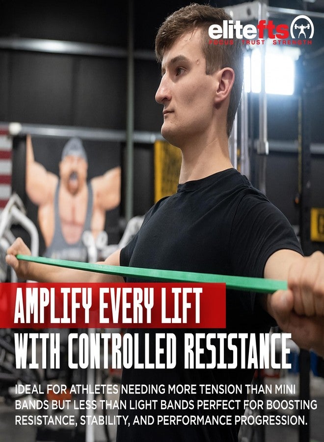 EliteFTS Pro Resistance Band - Boost Core Stability and Flexibility with This Portable, Joint-Friendly Tool - 41" Long (PRO Monster MINI Resistance Band, Green) (Single) - Image 4