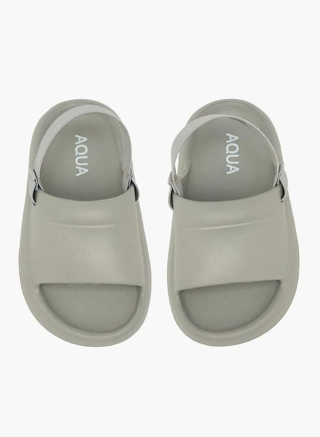 أكوا Boys Solid Slingback Sandals