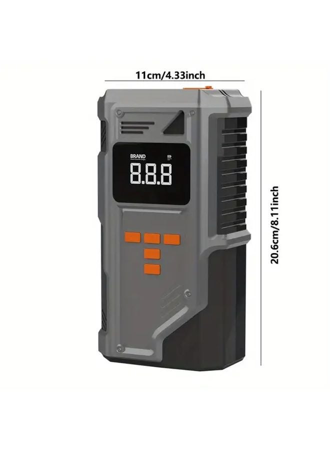 High Power Inflator Integrated Machine 9 in 1 Car Battery Starter 4000A Peak 150 PSI Air Compressor - Image 4
