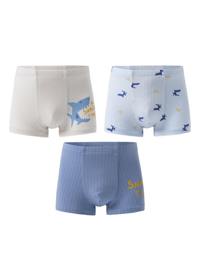 Top melon Dingguagua Boys' Underwear, Modal Children's Antibacterial Boxer Briefs, Mid To Big Kids' Shorts, Boys' Underpants 6802 120 