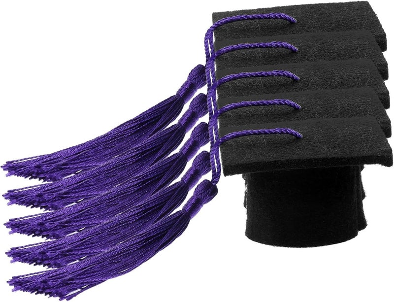 Land transit & shipment compatible MAGICLULU 5pcs Mini Doctoral Cap Wine Bottle Covers Adorable Tassels Graduation Party Decoration for Celebrating Achievements and Adding Festive Touch to Your Wine Bottles Globally popular elegant design Dust tight seal Polished safe edge Carefully selected solid material Strong durable raw material Global upgraded practical design Flexible varied design Climate adapted delivery plan Market mainstream color picks Ready goods scheduled ship Shock rubber edge Dense area priority deliver Newly stocked local goods Suburban residential ship Trendy varied sizing alternatives Hardness boosted processed substance All-season available stock Water rust proof All usage compatible Popular trusted craftsmanship Wet anti slip Global sizing options All-round well-engineered practical build All storage space compatible - Image 1