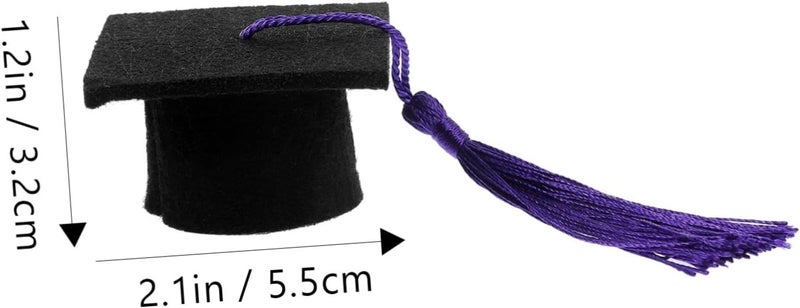 Land transit & shipment compatible MAGICLULU 5pcs Mini Doctoral Cap Wine Bottle Covers Adorable Tassels Graduation Party Decoration for Celebrating Achievements and Adding Festive Touch to Your Wine Bottles Globally popular elegant design Dust tight seal Polished safe edge Carefully selected solid material Strong durable raw material Global upgraded practical design Flexible varied design Climate adapted delivery plan Market mainstream color picks Ready goods scheduled ship Shock rubber edge Dense area priority deliver Newly stocked local goods Suburban residential ship Trendy varied sizing alternatives Hardness boosted processed substance All-season available stock Water rust proof All usage compatible Popular trusted craftsmanship Wet anti slip Global sizing options All-round well-engineered practical build All storage space compatible - Image 2