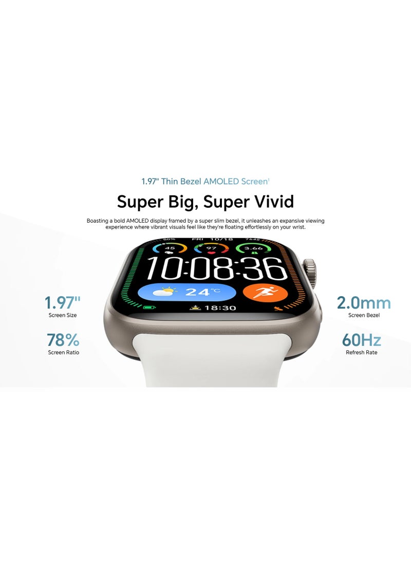 Honor 420 mAh X5i Smart Watch with 1.97" AMOLED Screen, 420mAh Long Battery (Up to 21 Days), Bluetooth Calling,  SpO₂ Monitor & Heart Rate Tracking, Slim 10.9mm Lightweight Design- Black - Image 5