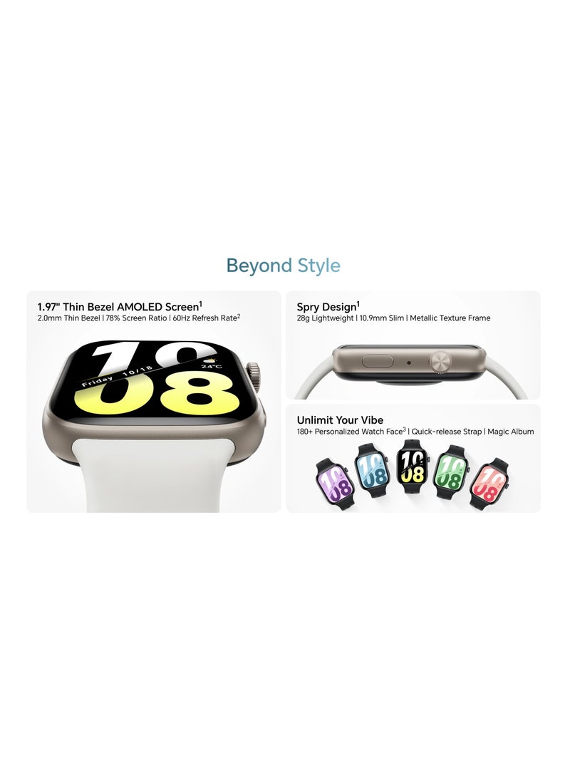 Honor 420 mAh X5i Smart Watch with 1.97" AMOLED Screen, 420mAh Long Battery (Up to 21 Days), Bluetooth Calling,  SpO₂ Monitor & Heart Rate Tracking, Slim 10.9mm Lightweight Design- Black - Image 3