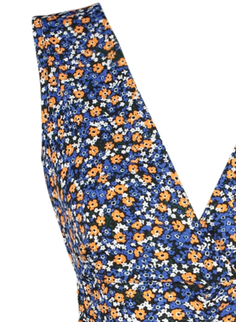 trendyol Floral Print Bodycon Dress