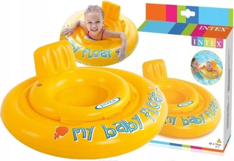 INTEX Yellow Baby Floater 70 cm |6-12MONTH|