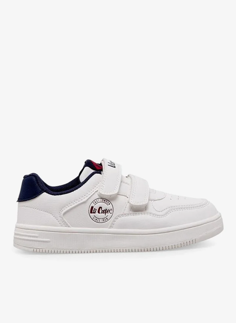 لي كوبر Boys Hook & Loop Ankle School Sneakers