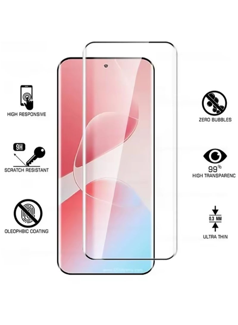 عبوة واحدة لواقي شاشة Infinix hot 60 pro+ [يدعم فتح بصمة الإصبع]، عالي الدقة، شفاف، مضاد للخدوش، بدون فقاعات، سهل التركيب - Image 2