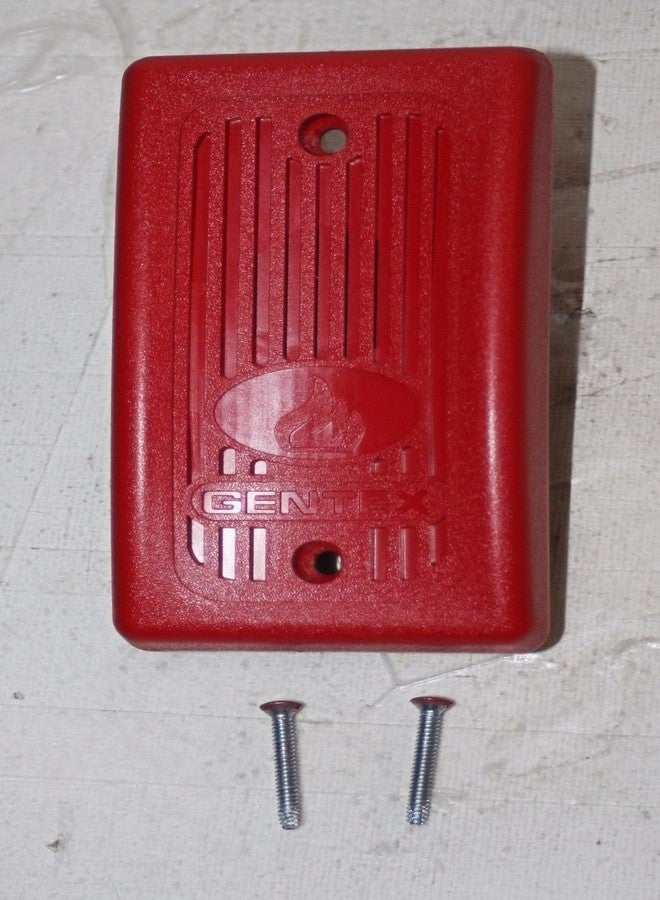 Gentex GX93-R Fire Evacuation, 12VDC/24VDC Remote Mini-Horn for Supervised Systems - Red Faceplate - Image 1