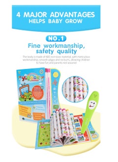 GOOTOY English Point Reading Electronic Book,Voice Reading Book with Smart Logic Pen  - Image 3