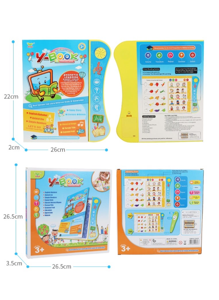 GOOTOY - كتاب إلكتروني لقراءة النقاط الإنجليزية، كتاب قراءة صوتي مع قلم منطقي ذكي - Image 1