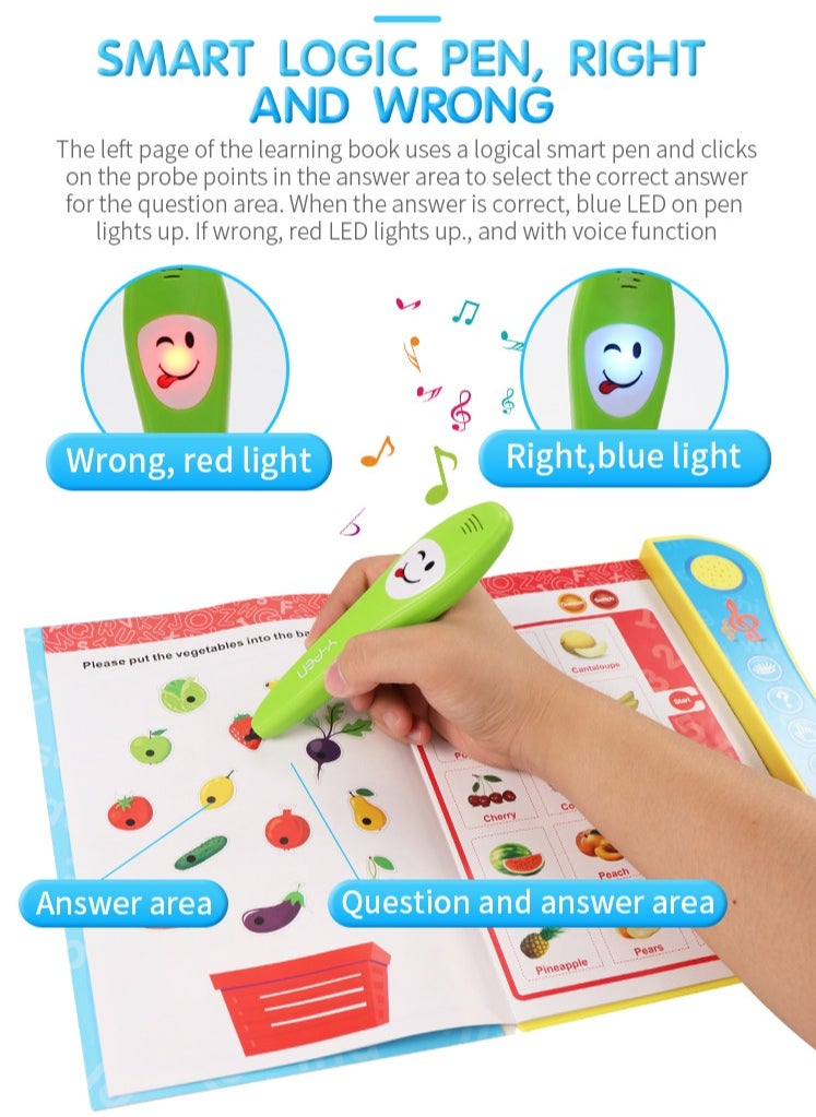 GOOTOY - كتاب إلكتروني لقراءة النقاط الإنجليزية، كتاب قراءة صوتي مع قلم منطقي ذكي - Image 1