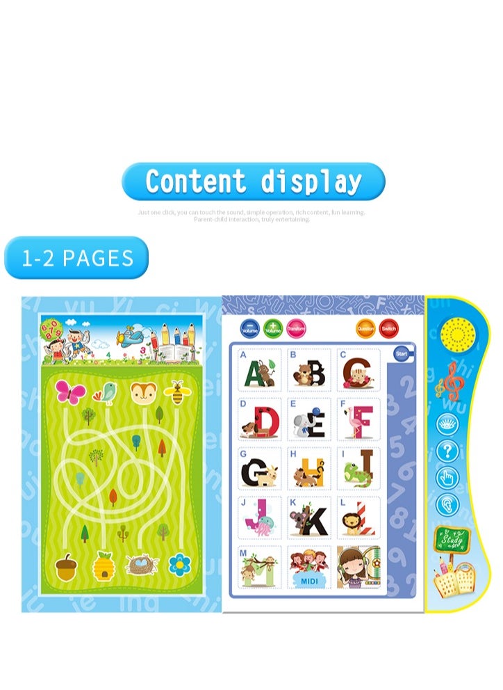 GOOTOY - كتاب إلكتروني لقراءة النقاط الإنجليزية، كتاب قراءة صوتي مع قلم منطقي ذكي - Image 1