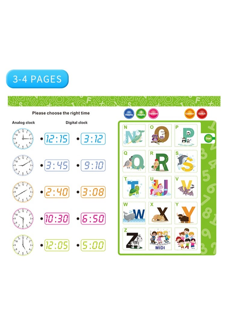 GOOTOY - كتاب إلكتروني لقراءة النقاط الإنجليزية، كتاب قراءة صوتي مع قلم منطقي ذكي - Image 1