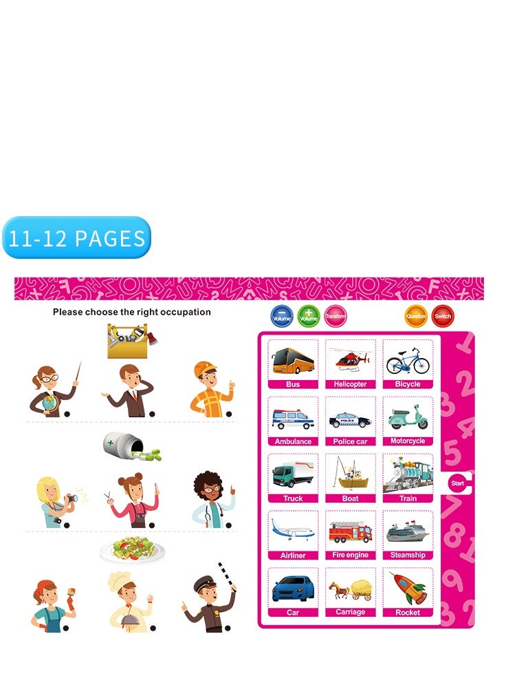 GOOTOY - كتاب إلكتروني لقراءة النقاط الإنجليزية، كتاب قراءة صوتي مع قلم منطقي ذكي - Image 1