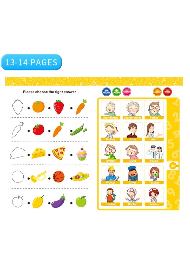 GOOTOY - كتاب إلكتروني لقراءة النقاط الإنجليزية، كتاب قراءة صوتي مع قلم منطقي ذكي - Image 1
