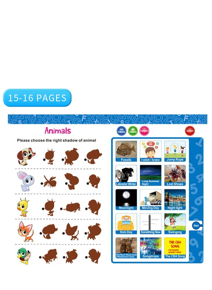 GOOTOY - كتاب إلكتروني لقراءة النقاط الإنجليزية، كتاب قراءة صوتي مع قلم منطقي ذكي - Image 1