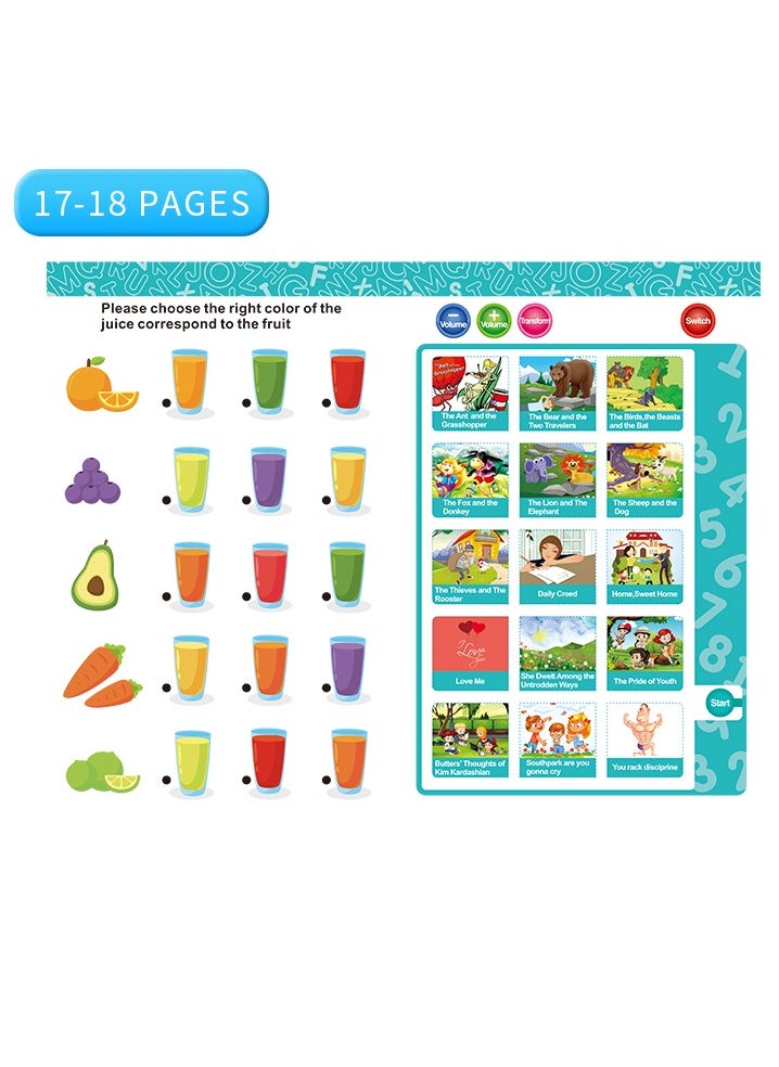 GOOTOY - كتاب إلكتروني لقراءة النقاط الإنجليزية، كتاب قراءة صوتي مع قلم منطقي ذكي - Image 1