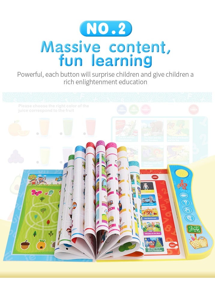 GOOTOY - كتاب إلكتروني لقراءة النقاط الإنجليزية، كتاب قراءة صوتي مع قلم منطقي ذكي - Image 1