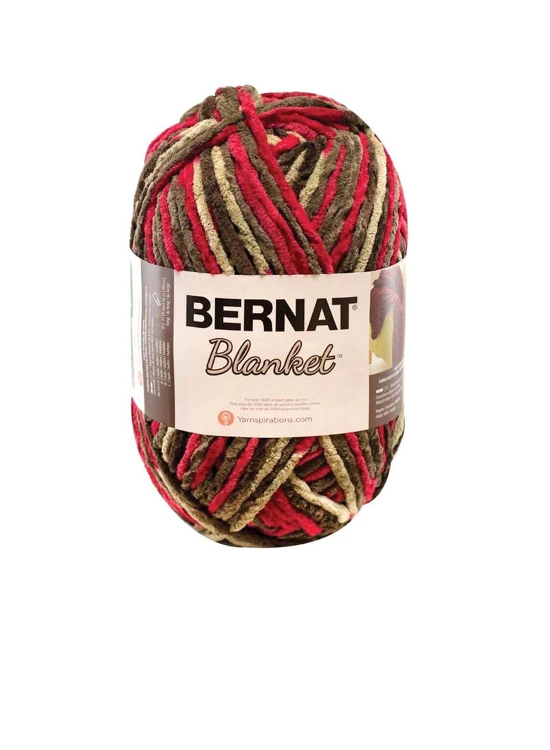 Bernat Bernat Blanket Big Ball Yarn Raspberry Trifle - Image 3